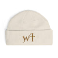 monogram cuff beanie